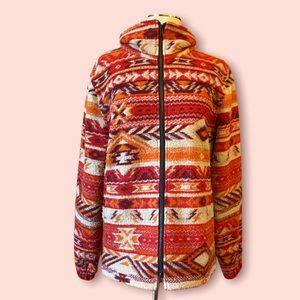 Rustic Mountains Tribal Print Jacket